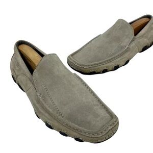 Kenneth Cole Pass The Bar Men's Tan Suede Driving Loafers - Men's Tan Loafers